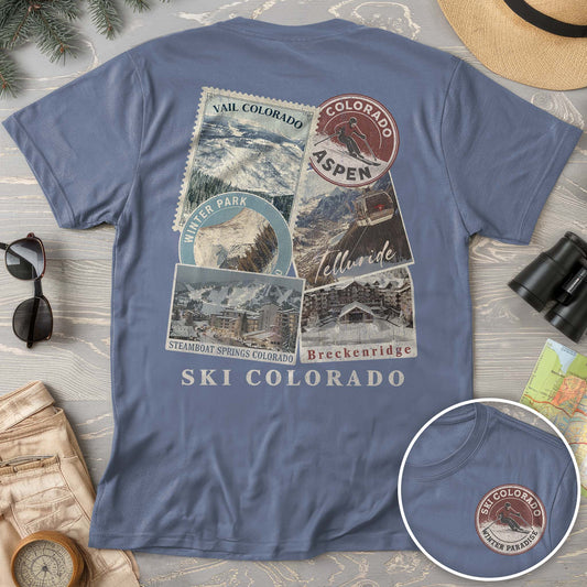 Colorado Vintage Ski Resorts T-shirt