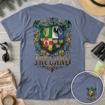 Irish Gothic Arms Front/Back Print Comfort Colors T-shirt