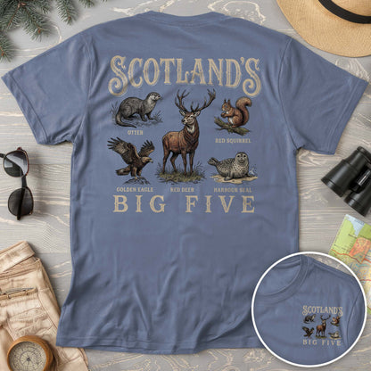 Scotland's Big Five Comfort Colors T-shirt