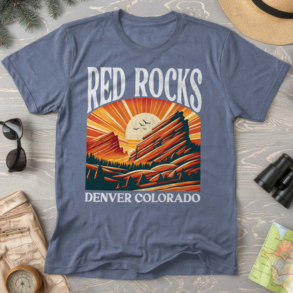 Red Rocks Colorado "Big and Bold" Comfort Colors T-Shirt