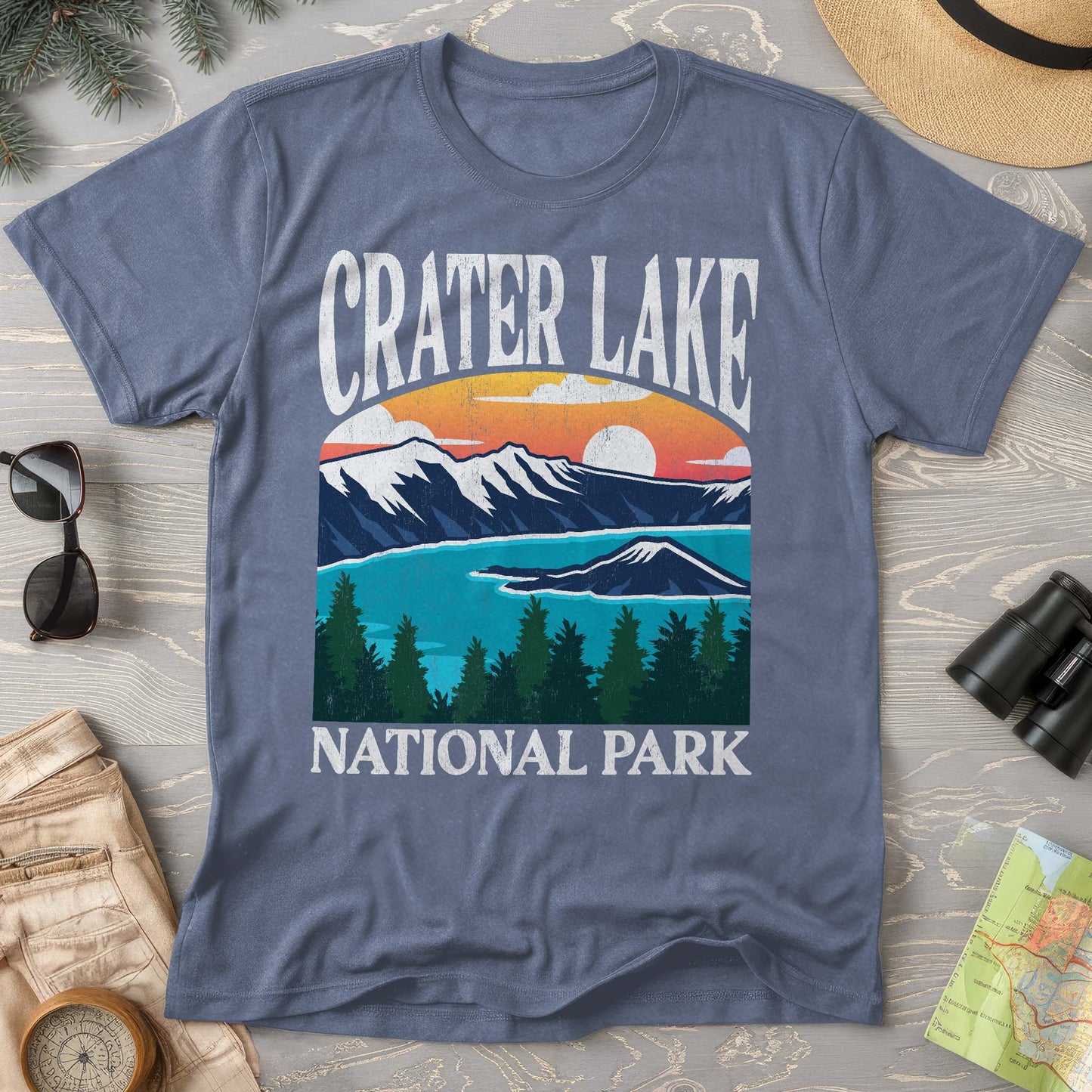Crater Lake National Park "Big and Bold" Comfort Colors T-Shirt