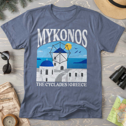 Mykonos Greece "Big and Bold" Comfort Colors T-Shirt