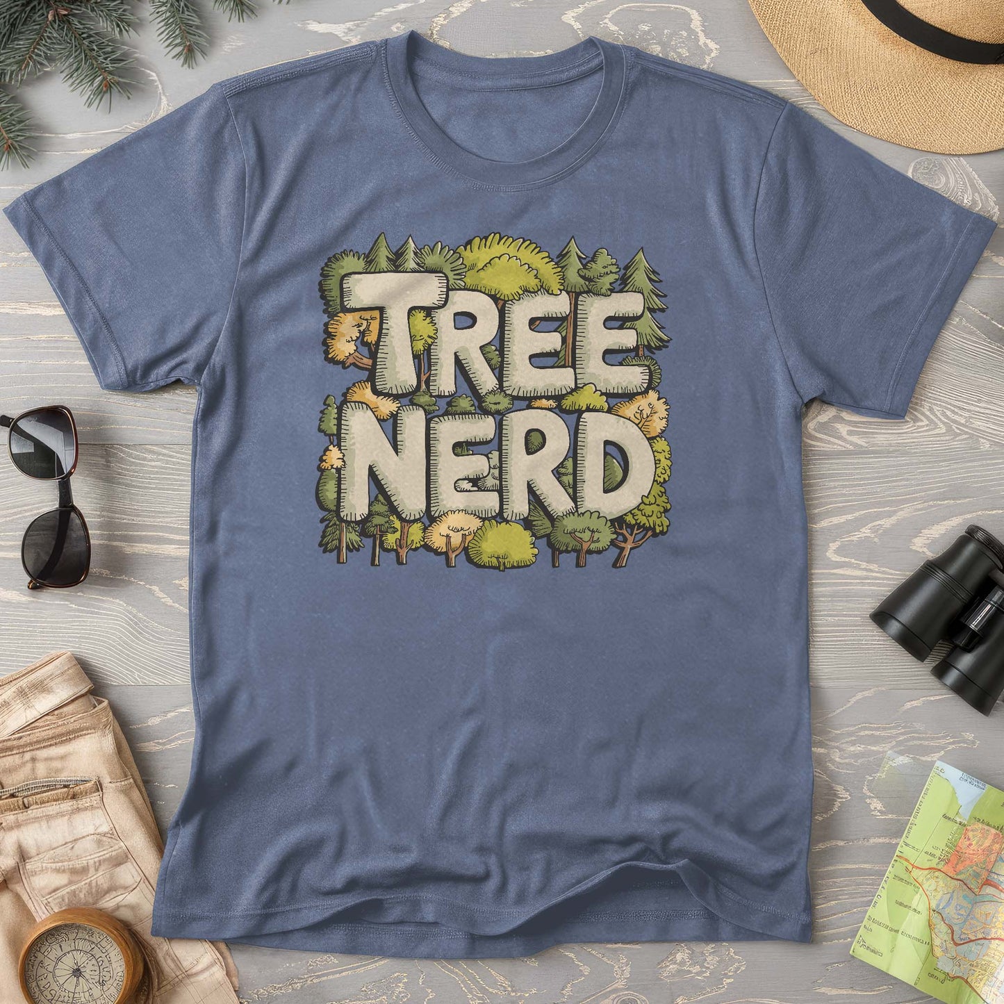 Tree Lover "Tree Nerd" Comfort Colors T-Shirt