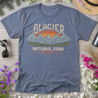 Glacier National Park "Sunny Mountains" Comfort Colors T-Shirt