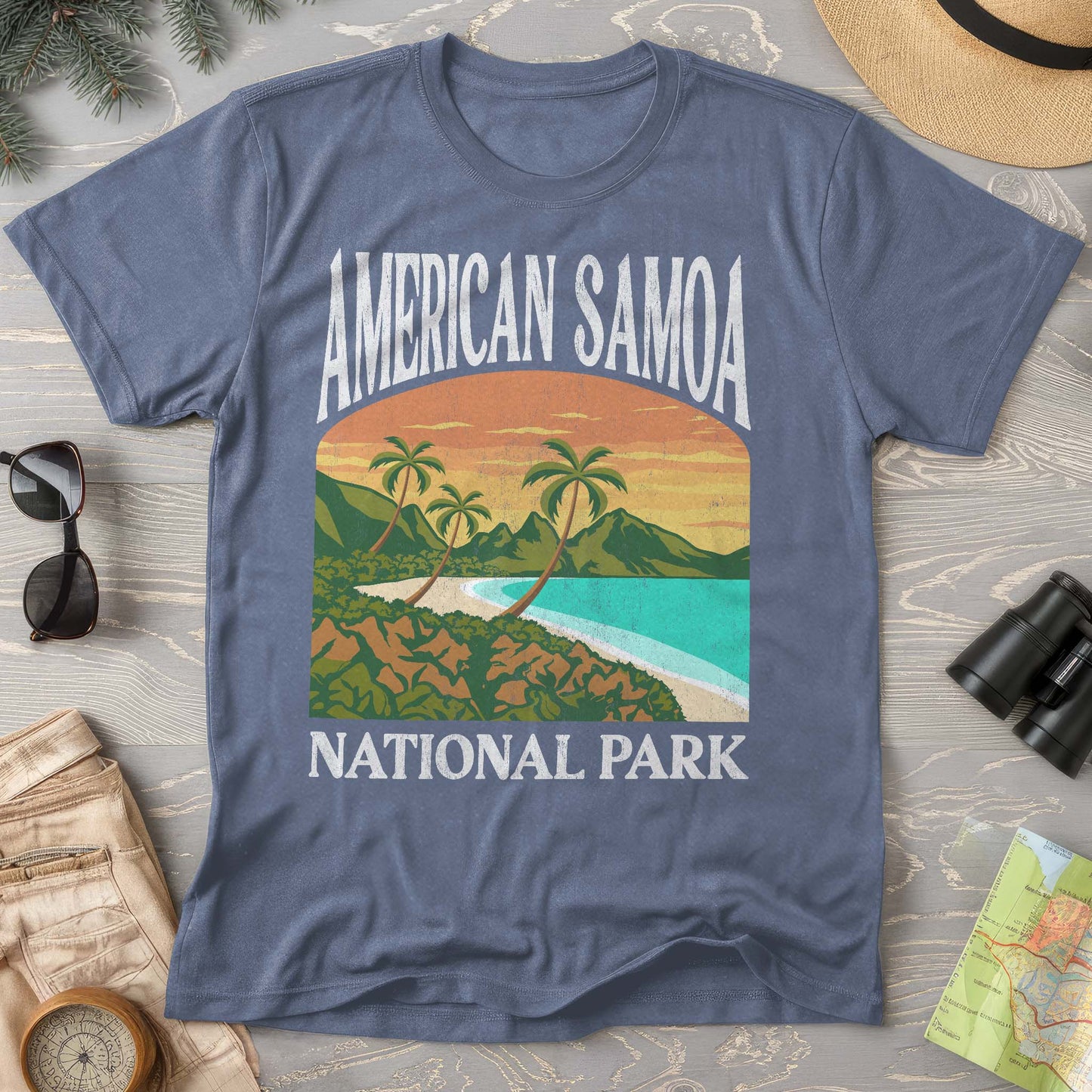 National Park of American Samoa "Big and Bold" Comfort Colors T-Shirt