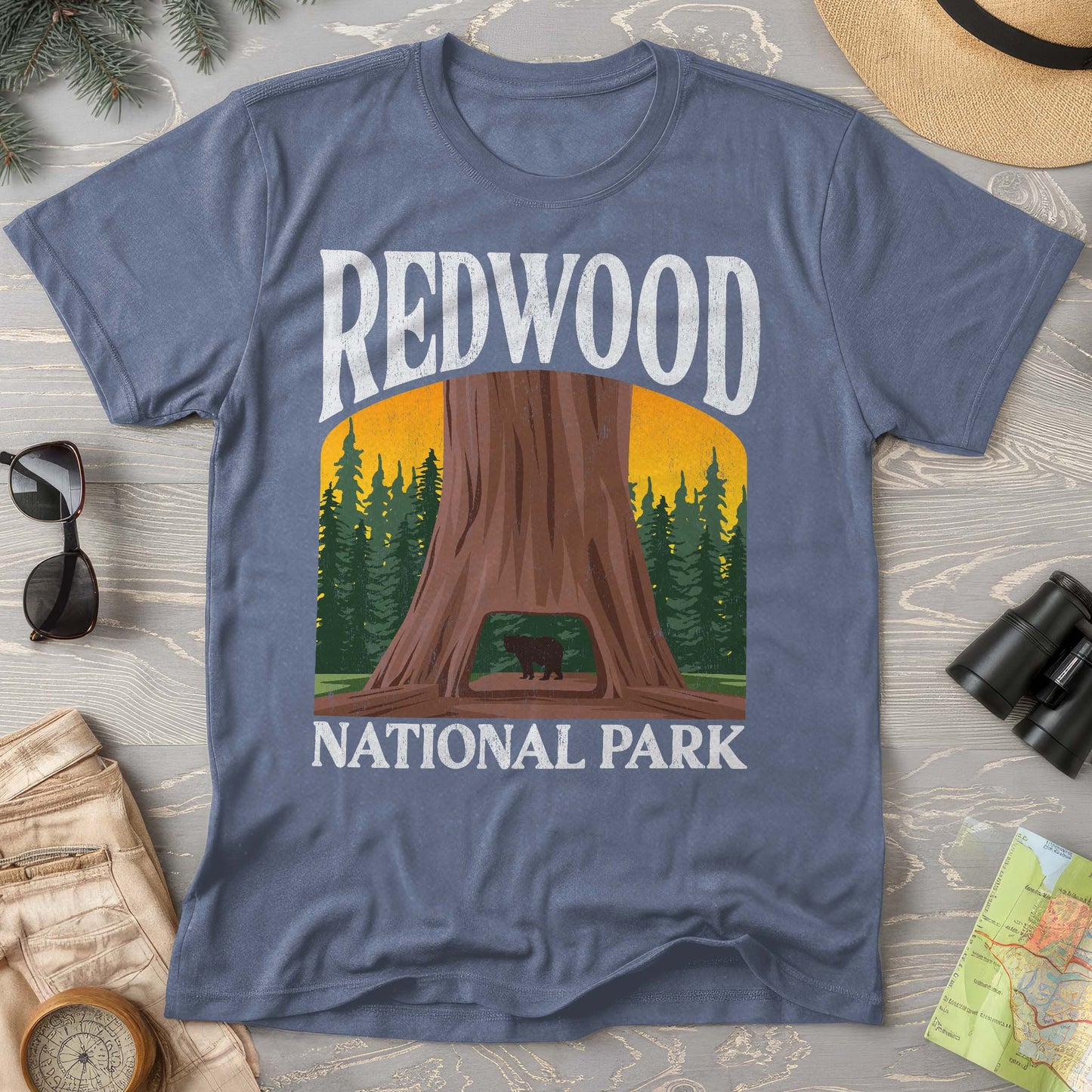 Redwood National Park "Big and Bold" Comfort Colors T-Shirt