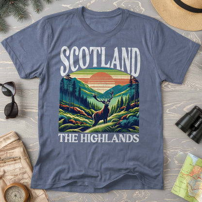 Scotland Highlands "Big and Bold" Comfort Colors T-Shirt