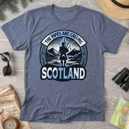 Scotland "The Pipes Are Calling" Comfort Colors T-Shirt