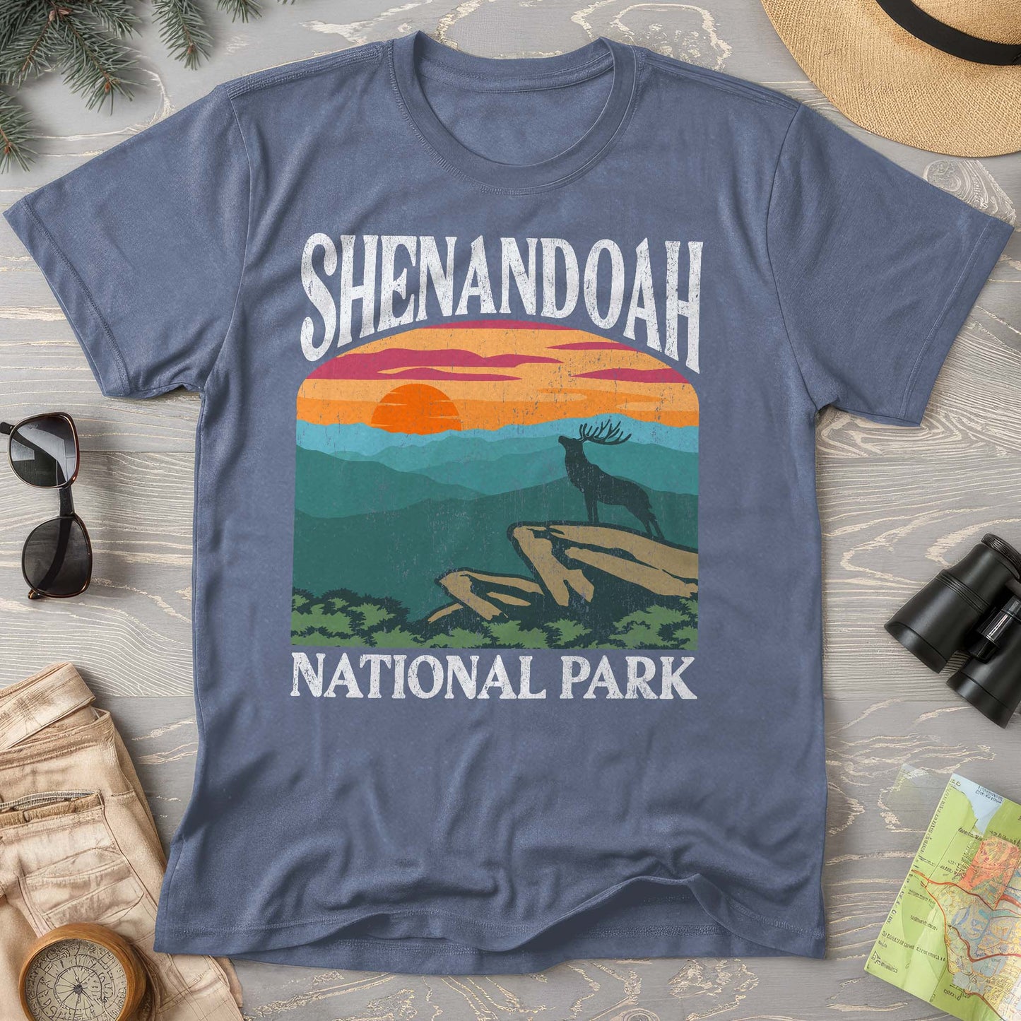 Shenandoah National Park "Big and Bold" Comfort Colors T-Shirt