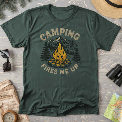 Camping Fires Me Up Comfort Colors T-Shirt