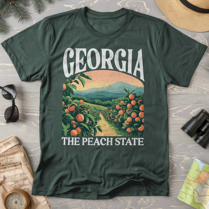 Georgia The Peach State "Big and Bold" Comfort Colors T-Shirt