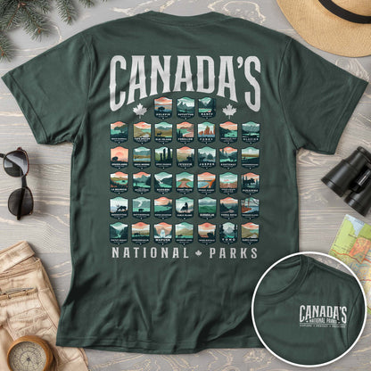 Canada's National Parks "Badges" Comfort Colors T-shirt