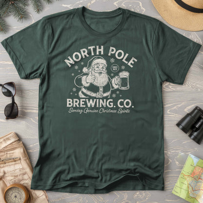 North Pole Brewing Company Vintage Print T-Shirt