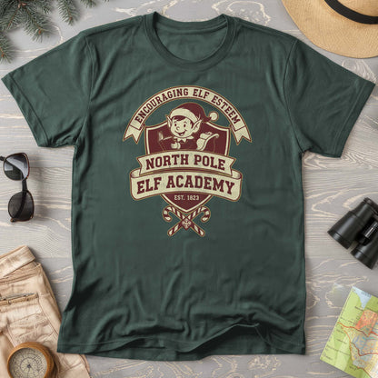 North Pole Elf Academy Comfort Colors T-Shirt