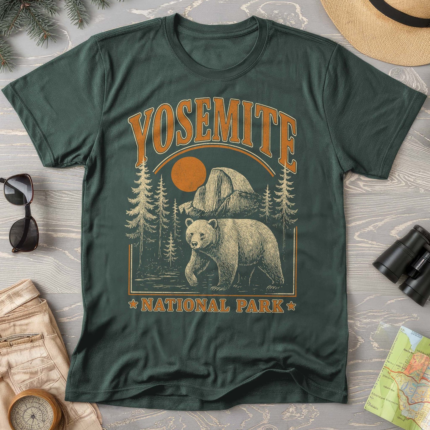 Yosemite National Park "Vintage El Capitan Bear" Comfort Colors T-shirt