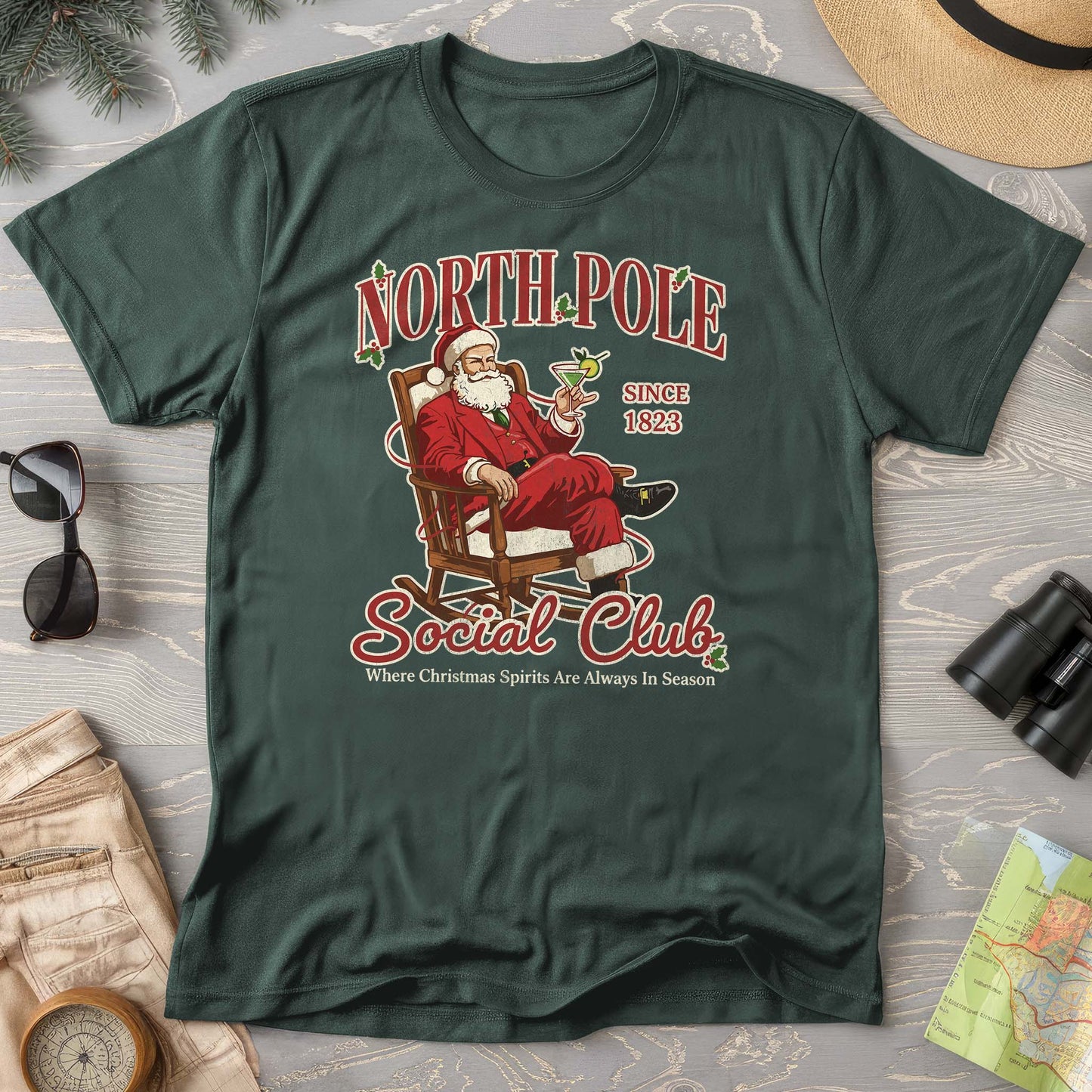 North Pole Social Club Comfort Colors T-shirt