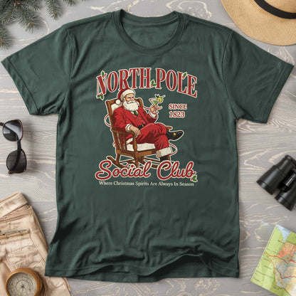North Pole Social Club Comfort Colors T-shirt