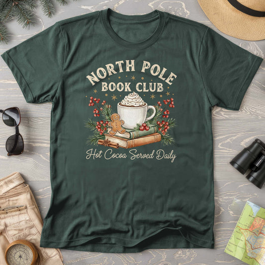 North Pole Book Club Comfort Colors T-shirt