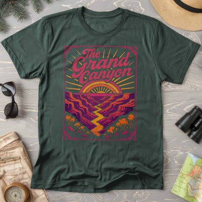 Grand Canyon Retro Neon Comfort Colors T-shirt