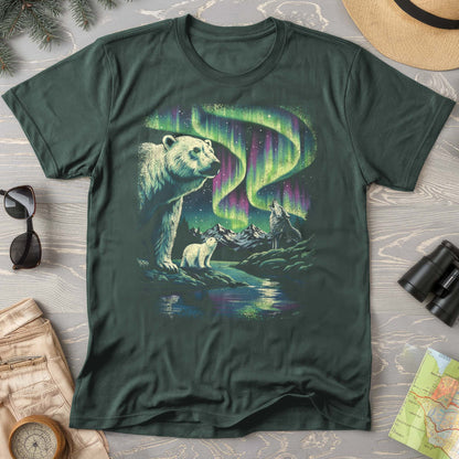 Northern Lights Polar Bears T-shirt