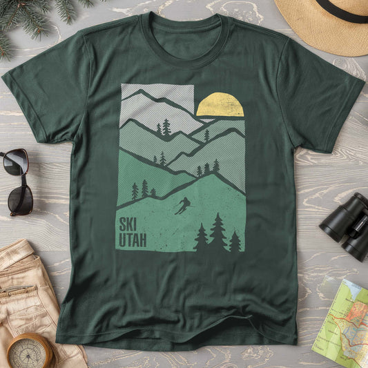 Ski Utah Mountains T-Shirt