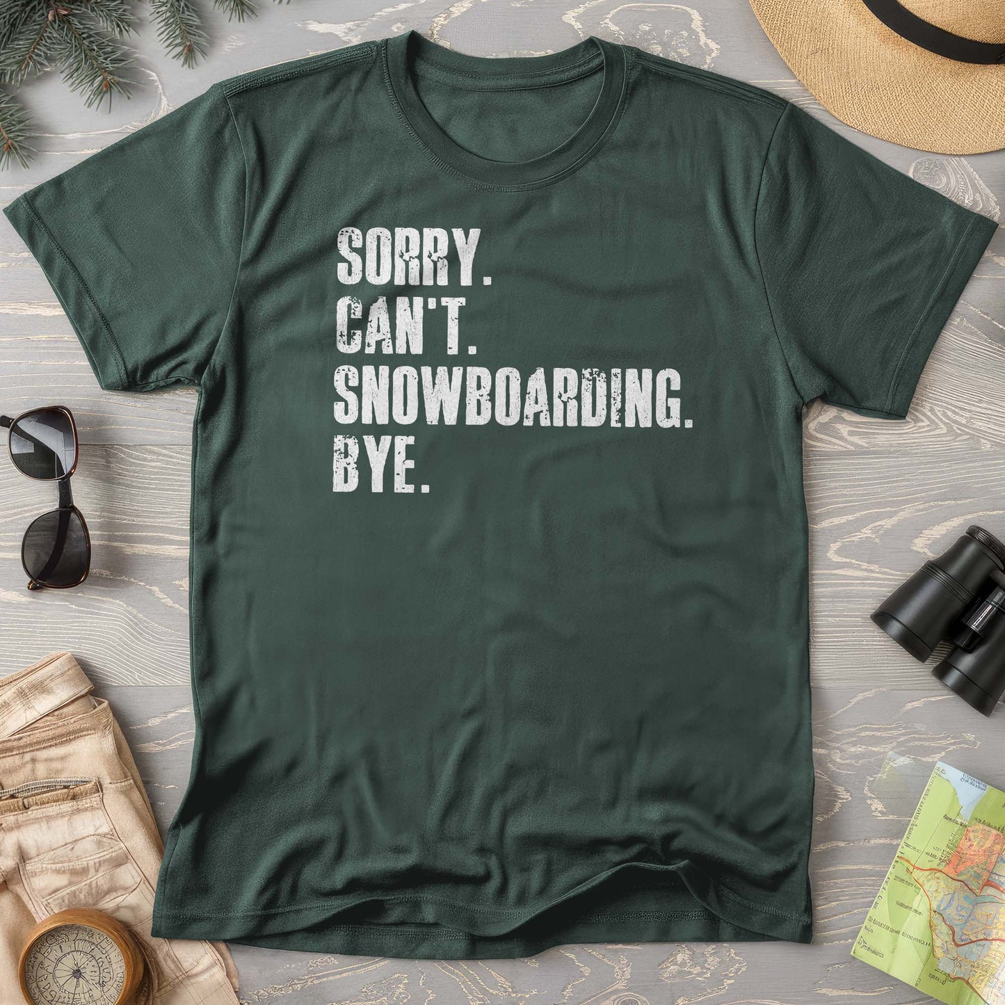 Sorry Snowboarding Comfort Colors T-shirt