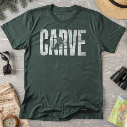 Carve Snowboard Comfort Colors T-shirt