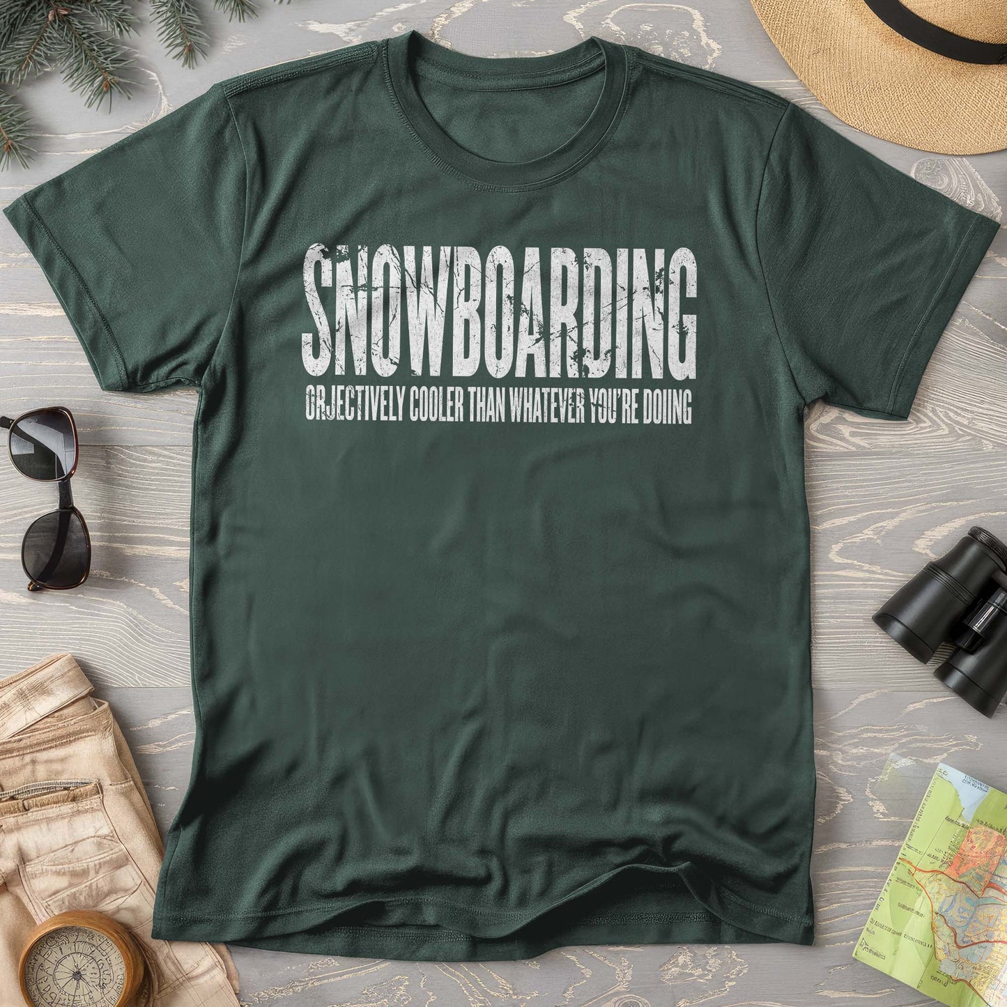 Snowboarding "Cooler" T-shirt