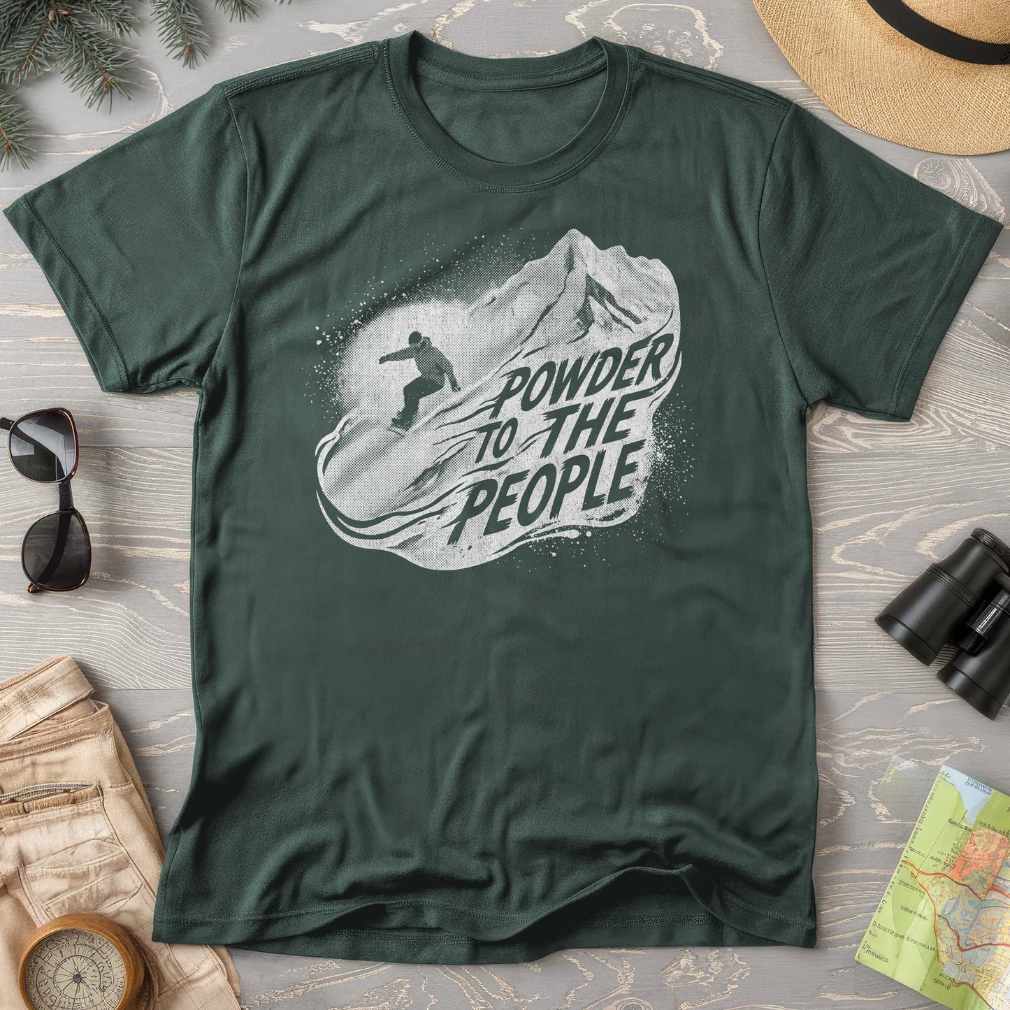 Powder to the People Boarding T-shirt