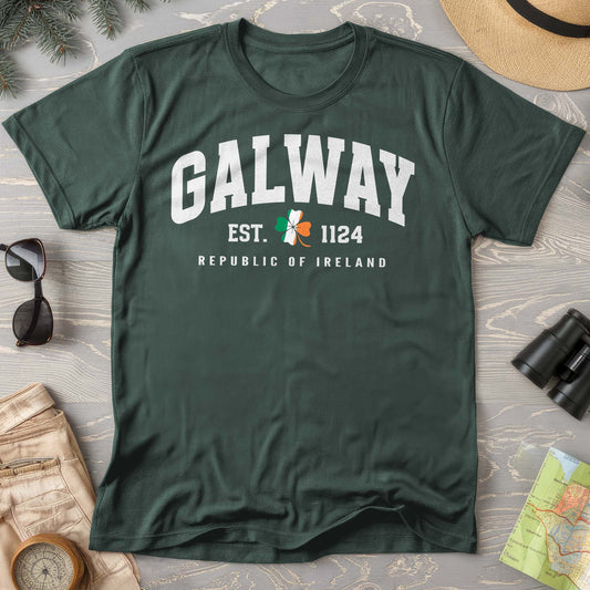 Bargain Bin Overstock! Galway Varsity Flag T-Shirt