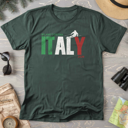 Milano Cortina Skier T-Shirt