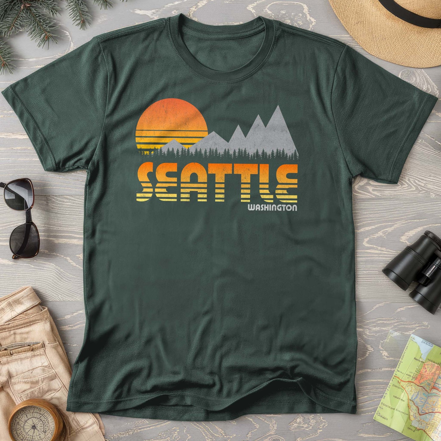 Seattle 80's Retro T-Shirt