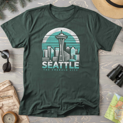 Seattle Retro Needle T-Shirt
