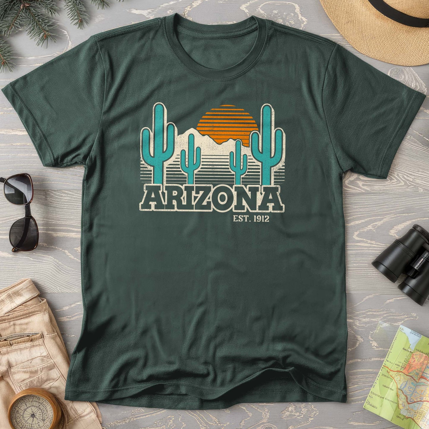 Arizona Retro Cactus T-Shirt