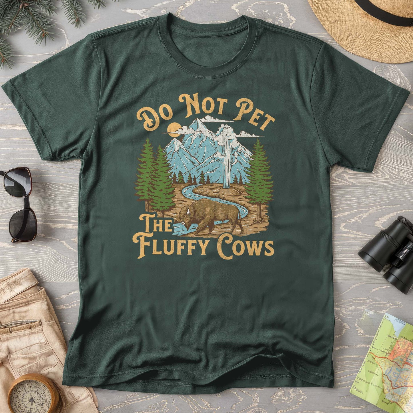 Fluffy Cows Yellowstone T-Shirt