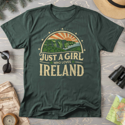 Just a Girl Who Loves Ireland T-Shirt