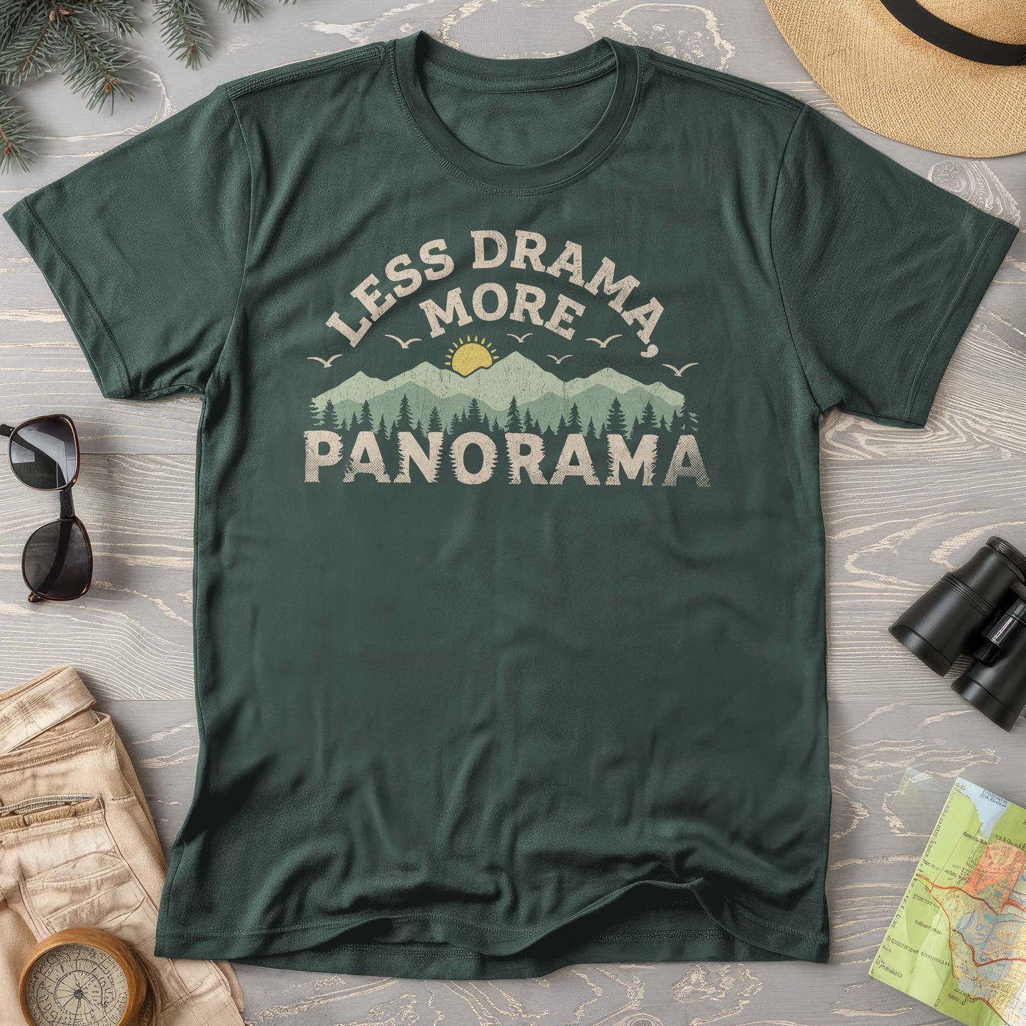 Less Drama More Panorama T-Shirt