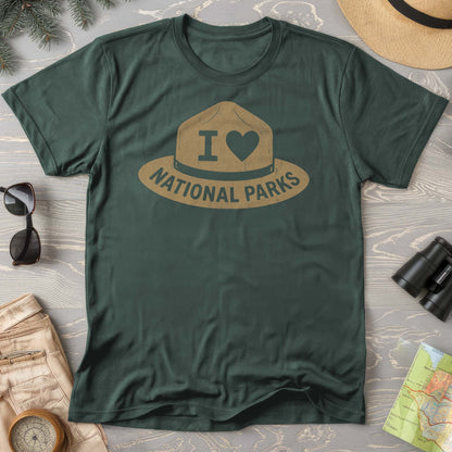 Parks Ranger Hat T-Shirt
