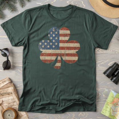 Vintage Flag Shamrock T-Shirt