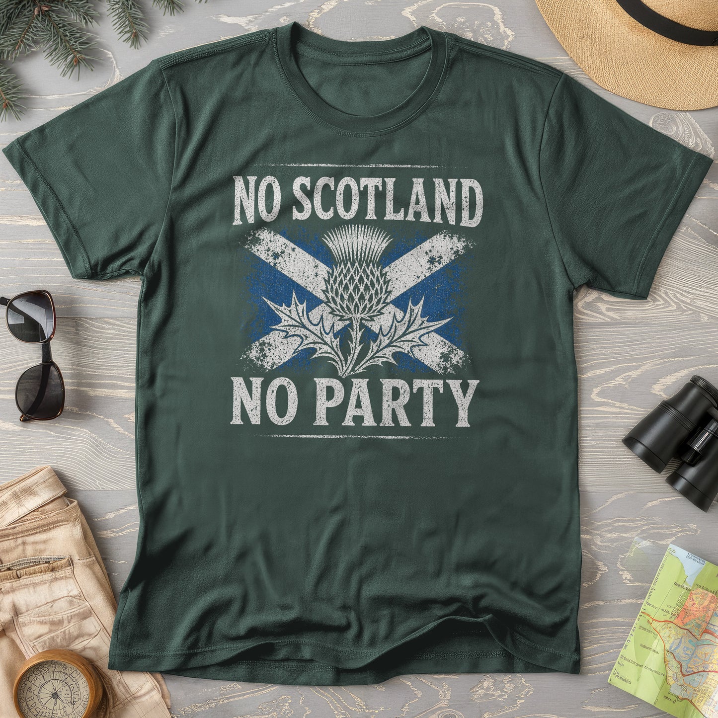 Scotland No Party Flag T-Shirt