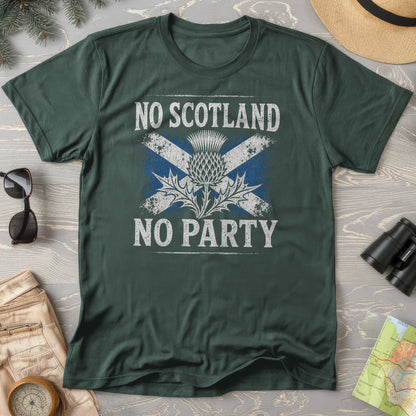 Scotland No Party Flag T-Shirt
