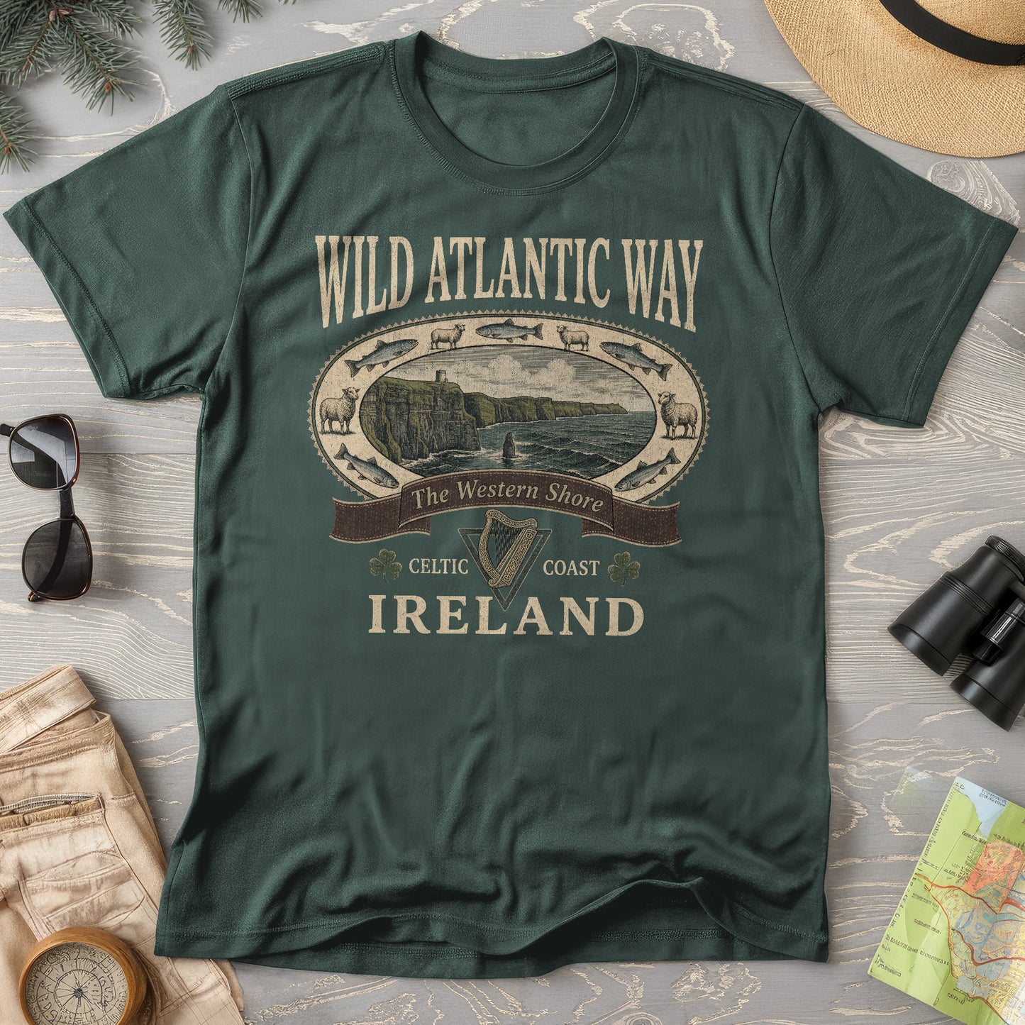 Wild Atlantic Way Heritage T-Shirt