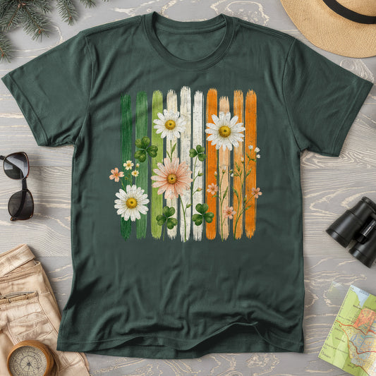 Irish Flower Stripes T-Shirt