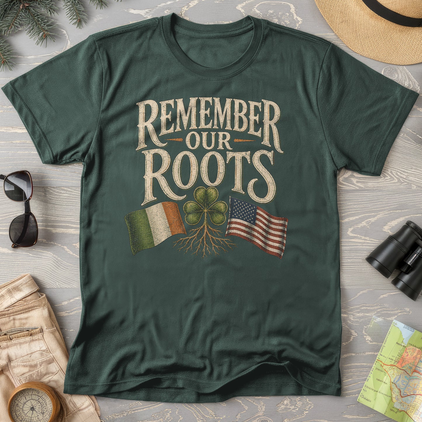 Remember Irish Roots T-Shirt