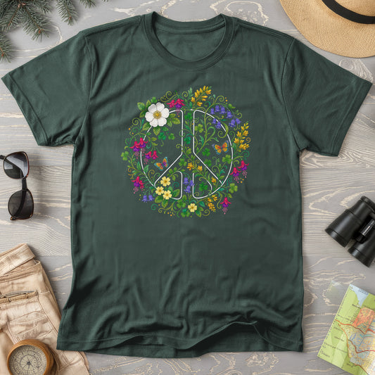 Floral Irish Peace T-Shirt