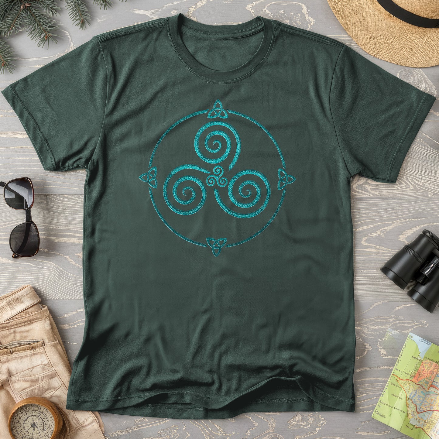 Celtic Triskele Spiral T-Shirt