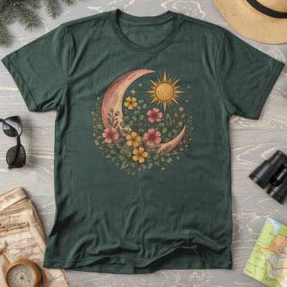 Shamrock Crescent Moon T-Shirt