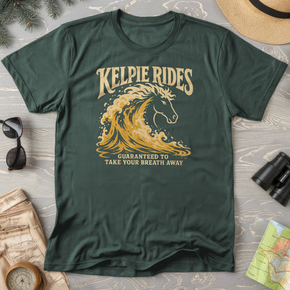 Kelpie Rides Retro T-Shirt