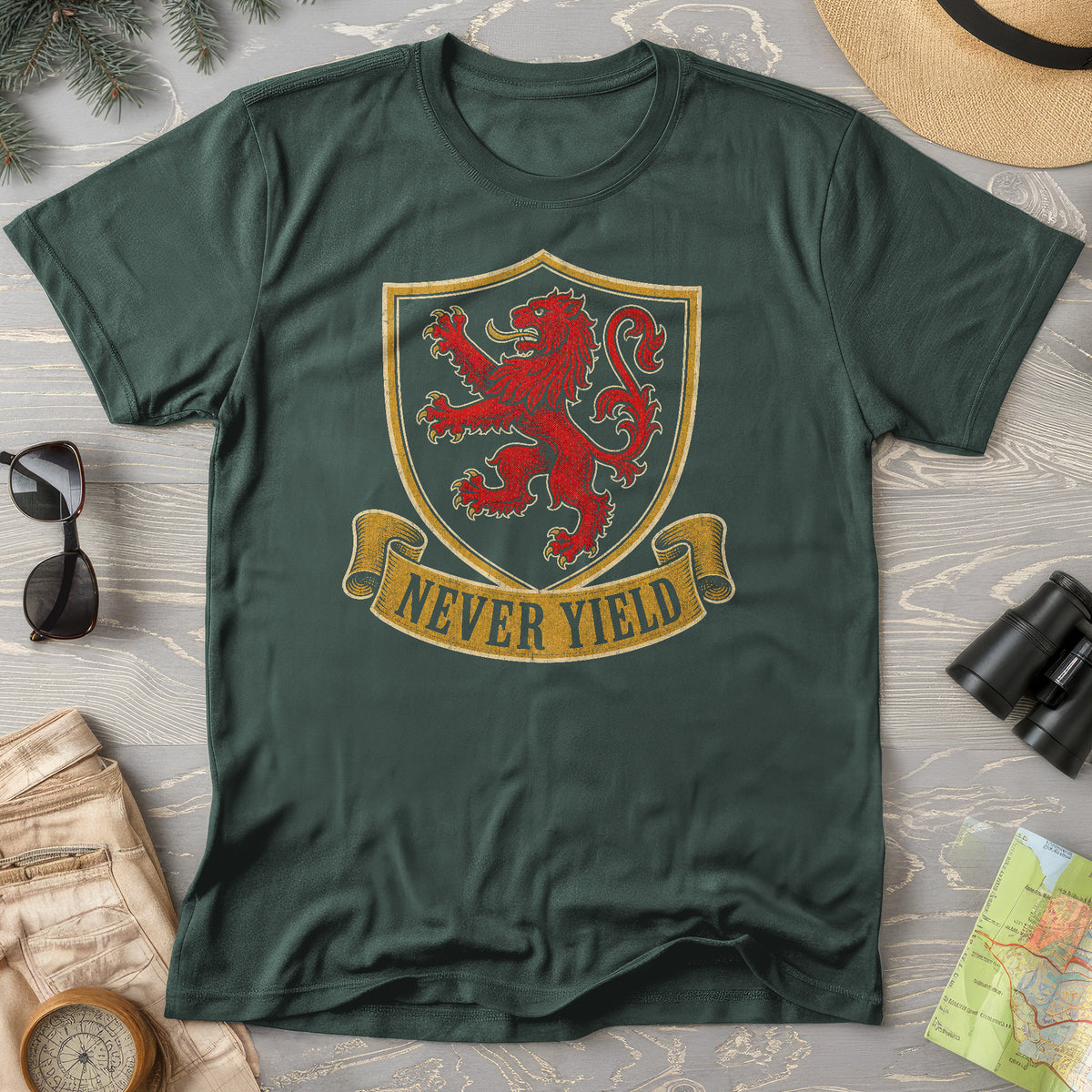 Never Yield Lion T-Shirt