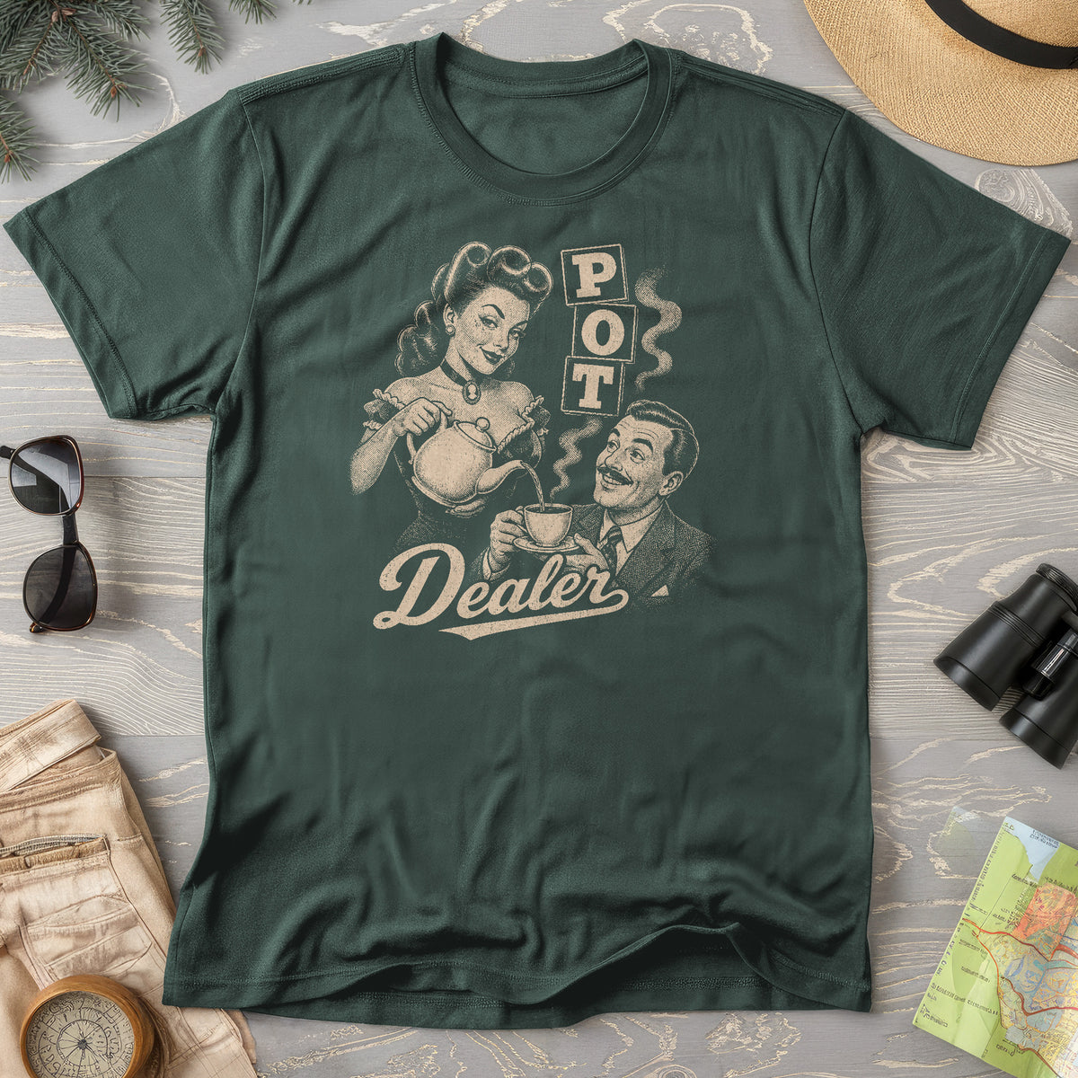 Pot Dealer Tea T-Shirt